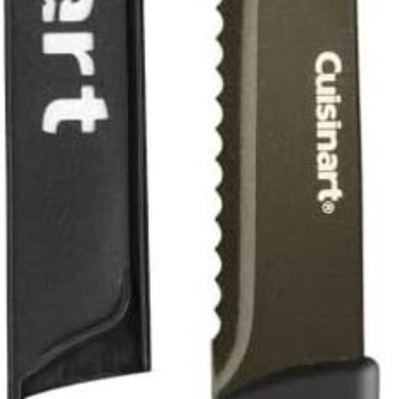 Cuisinart Advantage 10 Piece Ceramic Coated Knife Set with Blade Guards, black - Picture 8 of 8